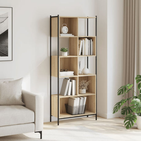 Bookcase 72X28X172 Cm Engineered Wood