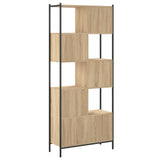 Bookcase 72X28X172 Cm Engineered Wood