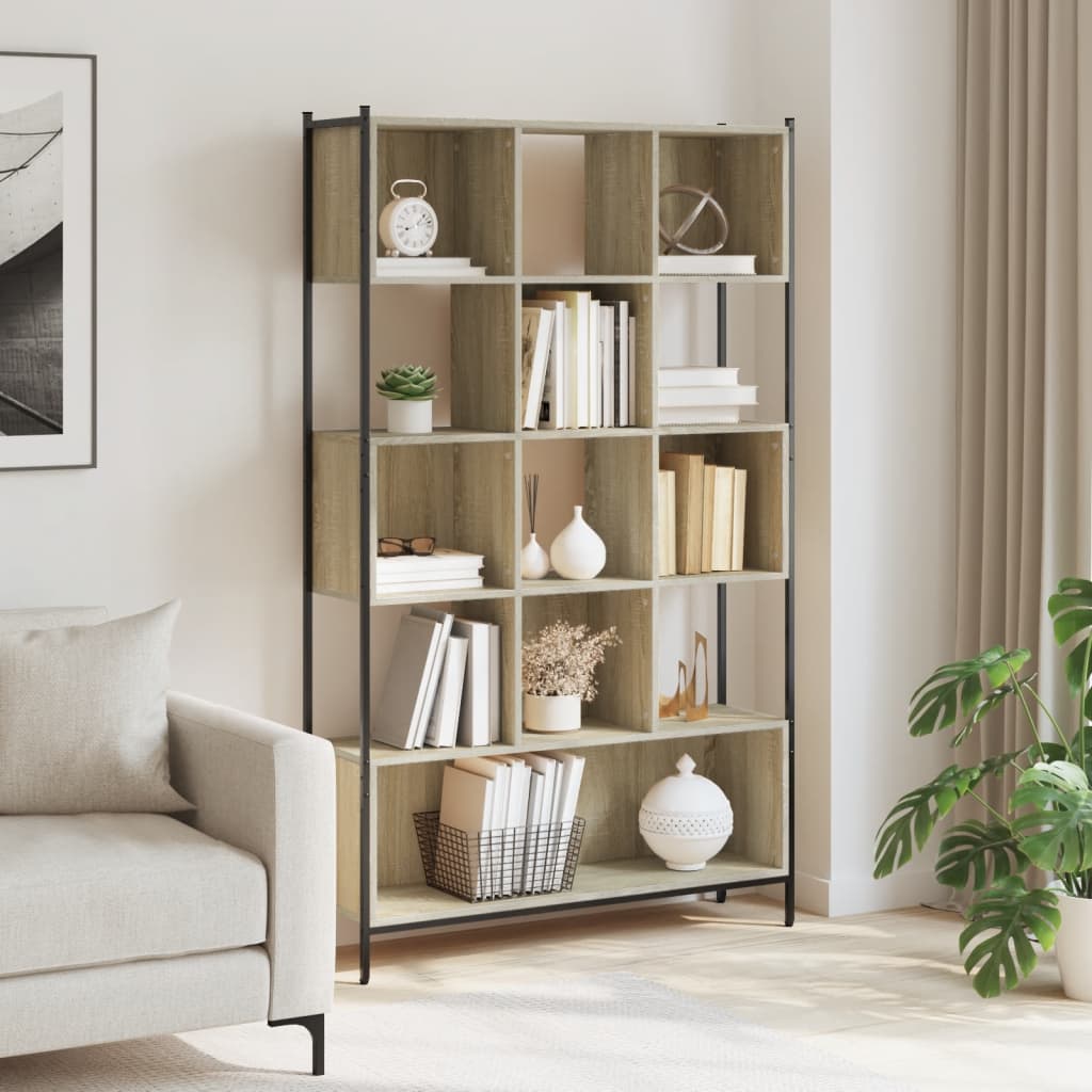Bookcase 102X28X172 Cm Engineered Wood
