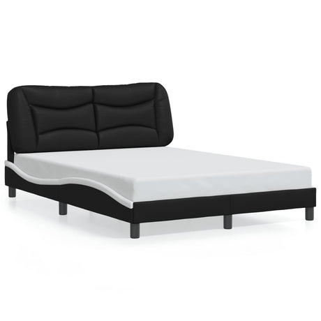 Bed Frame Without Mattress &quot;Hvar&quot; 135X190 Cm Double Faux Leather
