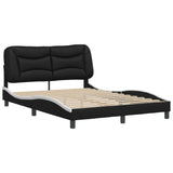 Bed Frame Without Mattress &quot;Hvar&quot; 135X190 Cm Double Faux Leather