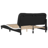 Bed Frame Without Mattress &quot;Hvar&quot; 135X190 Cm Double Faux Leather