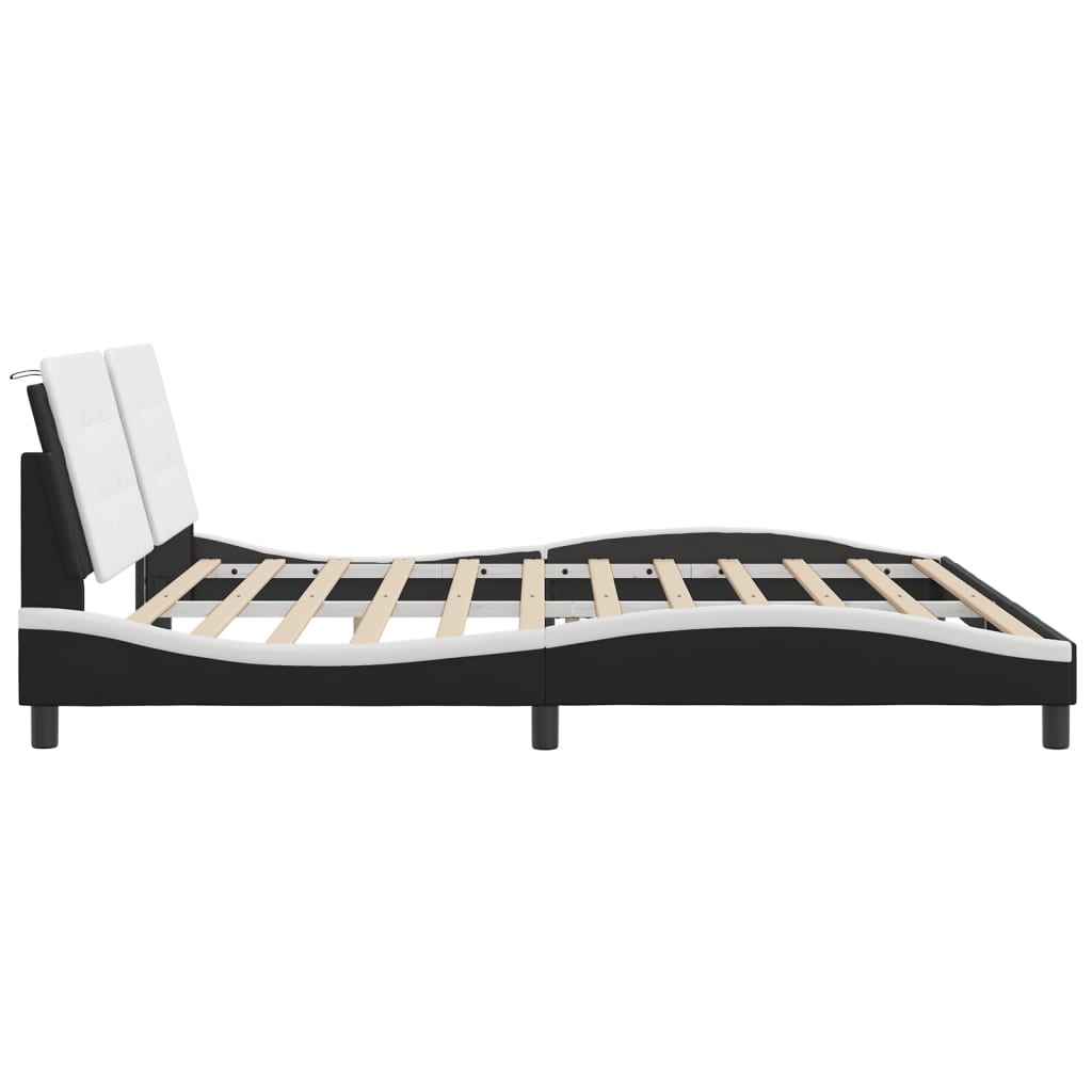 Bed Frame Without Mattress Faux Leather