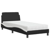 Bed With Mattress &quot;Dover&quot; Single Faux Leather