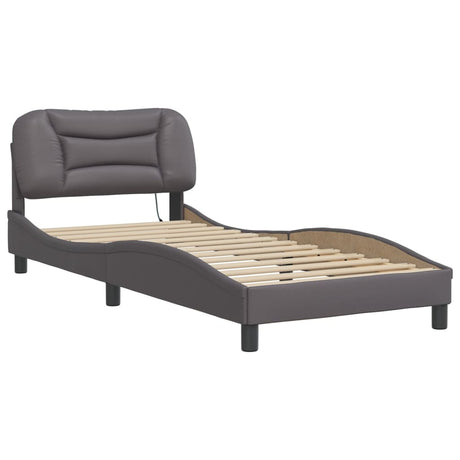 Bed Frame With Led Without Mattress &quot;Hvar&quot; Single