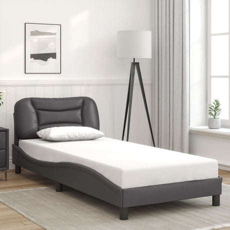 Bed Frame With Led Without Mattress &quot;Hvar&quot; Single