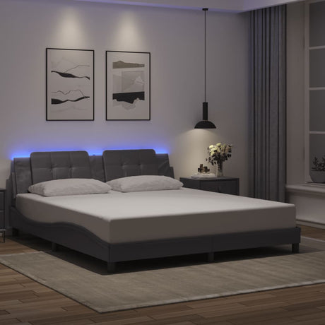 Bed Frame With Led Without Mattress