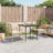 3 Piece Garden Dining Set With Cushions Poly Rattan
