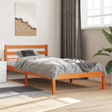 Bed Frame Without Mattress Solid Wood Pine 200X200Cm