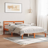 Bed Frame Without Mattress Solid Wood Pine 200X200Cm