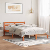 Bed Frame Without Mattress Solid Wood Pine 200X200Cm