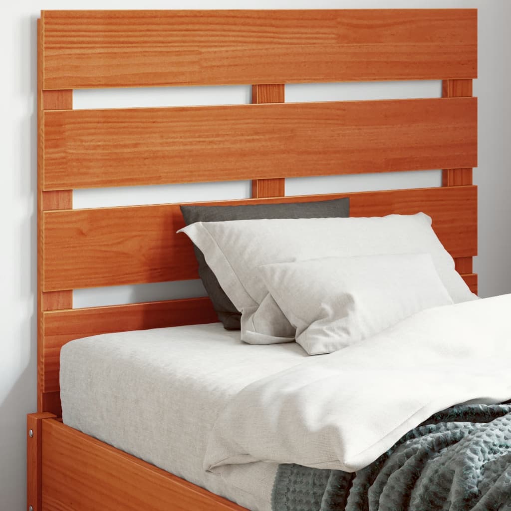 Headboard 100X3X80 Cm Solid Wood Pine
