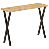 Console Table With Live Edge 105X33X76 Cm Solid Wood Mango