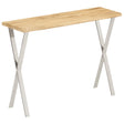 Console Table With Live Edge 105X33X76 Cm Solid Wood Mango