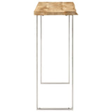 Console Table With Live Edge 105X33X76 Cm Solid Wood Mango