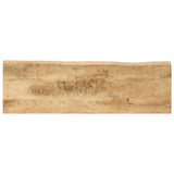 Console Table With Live Edge 105X33X76 Cm Solid Wood Mango