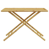 5 Piece Folding Bistro Set With Cushions Bamboo