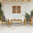 4 Piece Garden Lounge Set With Cushions Solid Wood Acacia