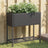 Garden Planter With Shelf Poly Rattan