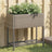 Garden Planter With Shelf Poly Rattan