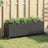 Garden Planter With Wheels And 3 Pots Poly Rattan