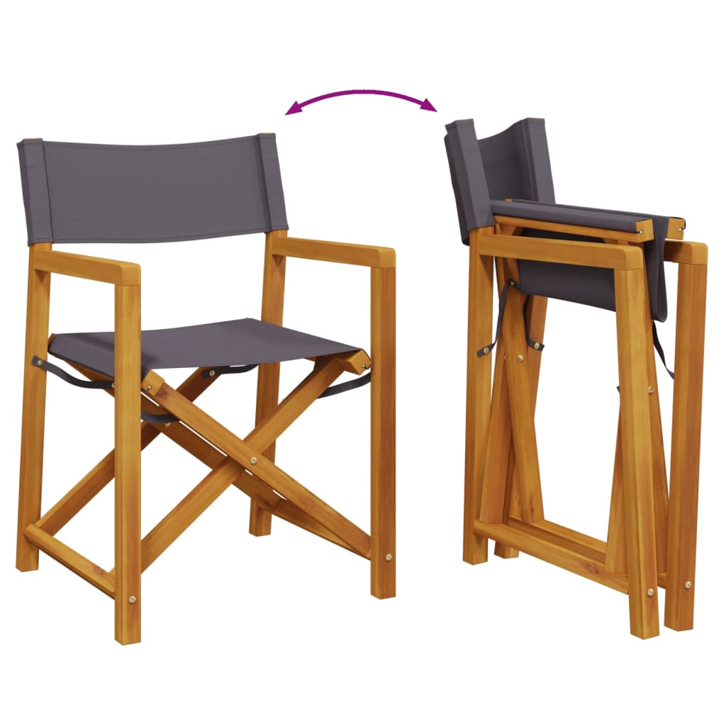 6 Piece Folding Garden Chairs Fabric