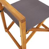 6 Piece Folding Garden Chairs Fabric