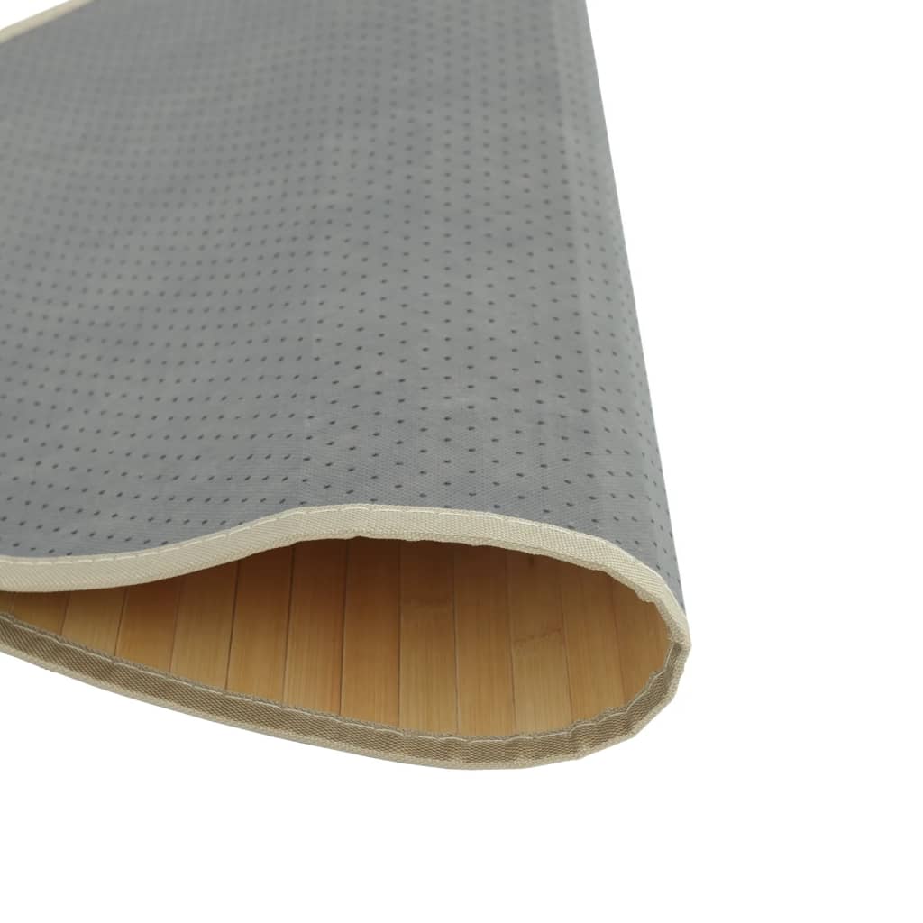 Rug Round Bamboo