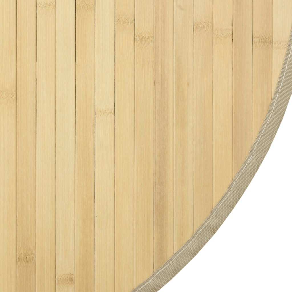 Rug Round Bamboo