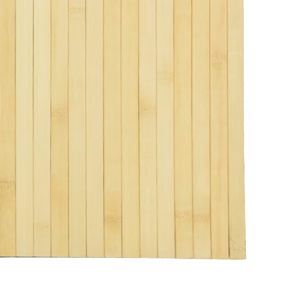 Room Divider Light Natural 165x400 cm Bamboo