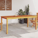 Garden Table Solid Acacia Wood