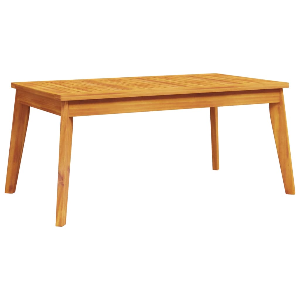Garden Set with Cushion Solid Wood Acacia