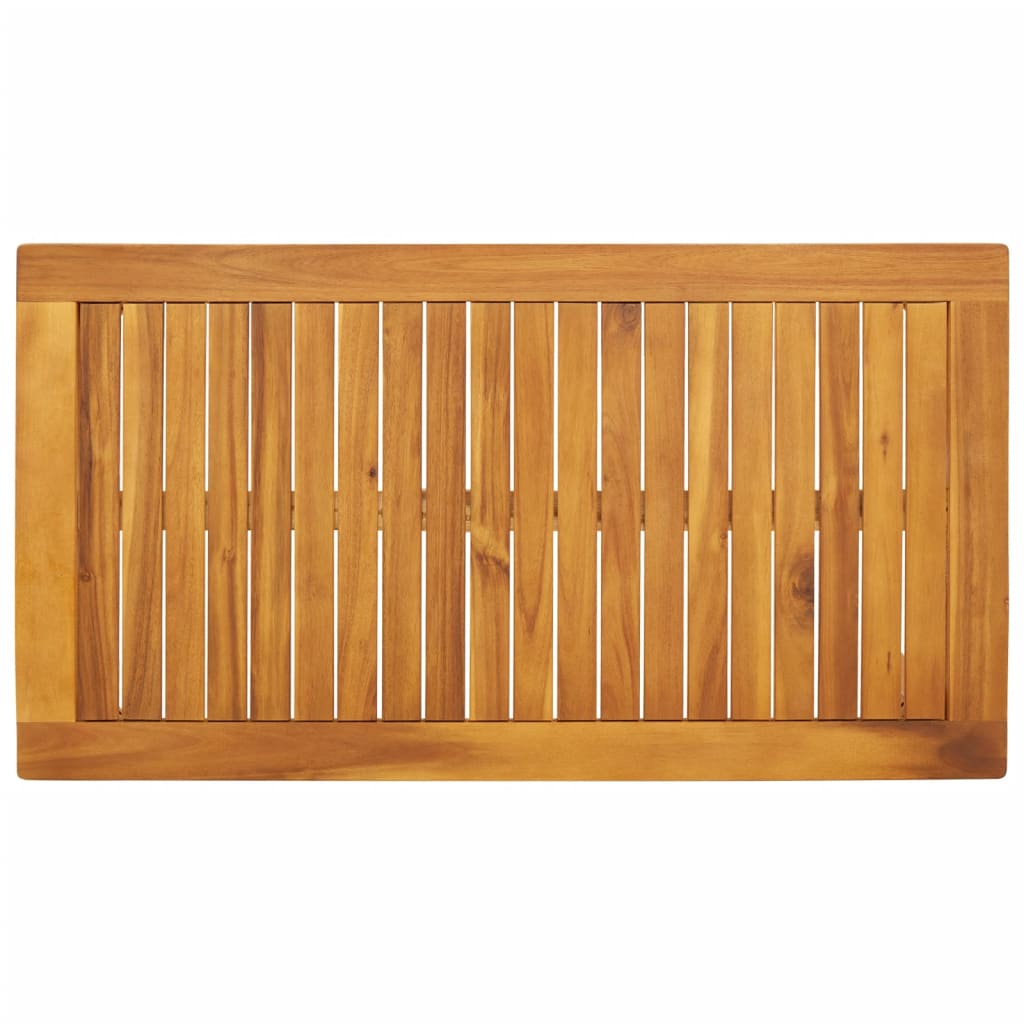 Garden Set with Cushion Solid Wood Acacia