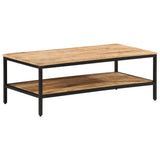 Coffee Table Solid Rough Wood Mango