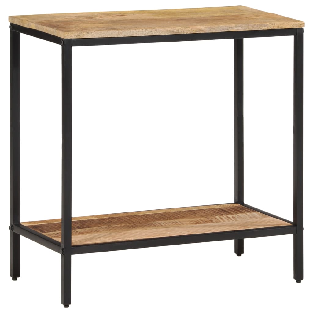 Console Table 70x35x70 cm Solid Rough Wood Mango