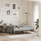 Metal Bed Frame Without Mattress With Footboard 75X190Cm