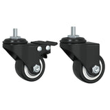 Coffee Table With Wheels 91X55X34 Cm Engineered Wood