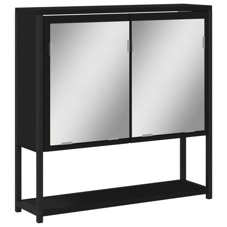 Bathroom Mirror Cabinet 60X16X60 Cm Engineered Wood