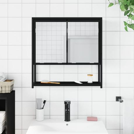 Bathroom Mirror Cabinet 60X16X60 Cm Engineered Wood