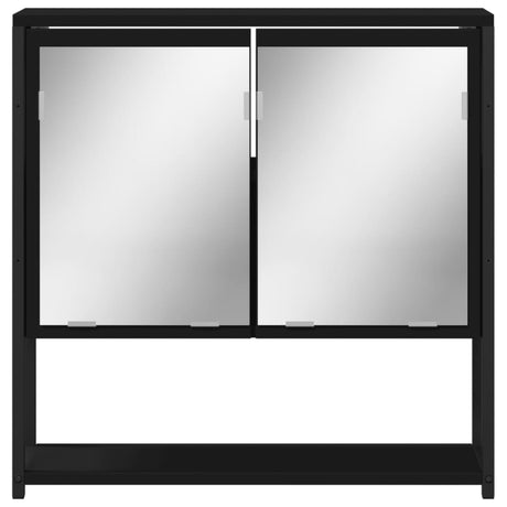 Bathroom Mirror Cabinet 60X16X60 Cm Engineered Wood