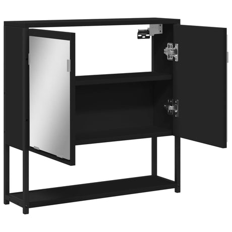 Bathroom Mirror Cabinet 60X16X60 Cm Engineered Wood