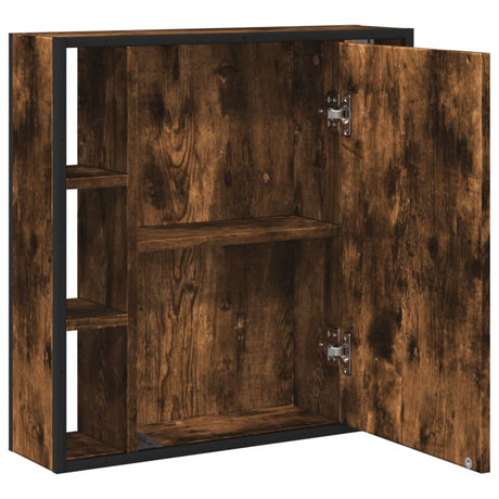 Bathroom Mirror Cabinet 60X16X60 Cm Engineered Wood