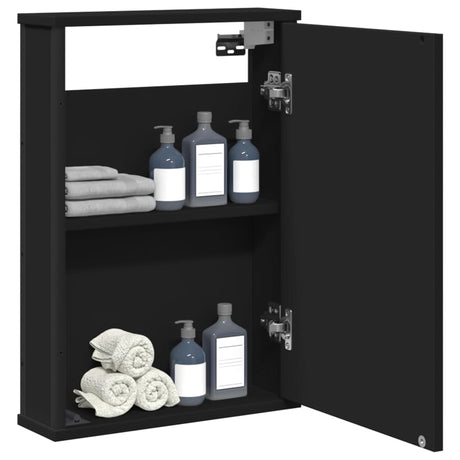 Bathroom Mirror Cabinet 42X12X60 Cm Engineered Wood