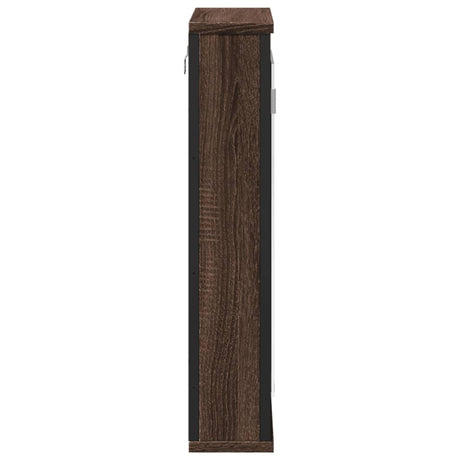 Bathroom Mirror Cabinet 42X12X60 Cm Engineered Wood