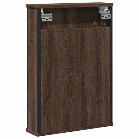 Bathroom Mirror Cabinet 42X12X60 Cm Engineered Wood