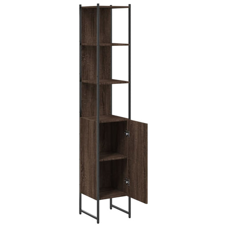 Bathroom Cabinet 33X33X185.5 Cm Engineered Wood