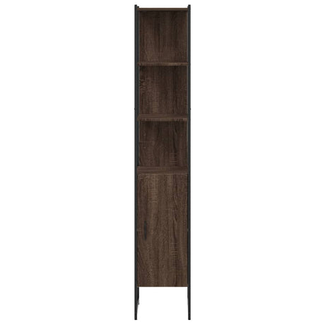 Bathroom Cabinet 33X33X185.5 Cm Engineered Wood