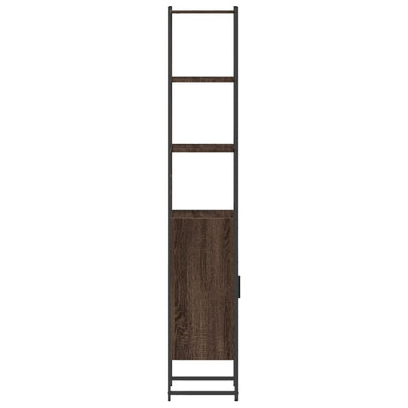 Bathroom Cabinet 33X33X185.5 Cm Engineered Wood