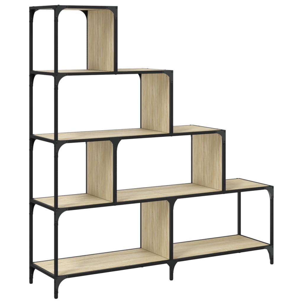 Bookcase 4-Stair 139X33.5X149 Cm Engineered Wood