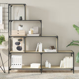 Bookcase 4-Stair 139X33.5X149 Cm Engineered Wood